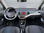 Kia Picanto 1.2 CVVT|AIRCO|KEYLESS|NETTE AUTO|NW. APK|LED KO, Auto's, Kia, Voorwielaandrijving, Euro 5, Gebruikt, Zwart