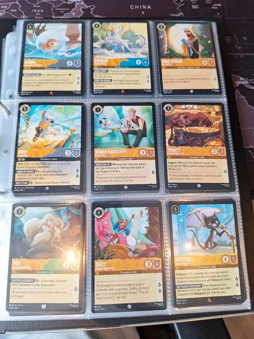 Lorcana Archazia's Island bijna complete album 194/204, Hobby en Vrije tijd, Verzamelkaartspellen | Overige, Nieuw, Meerdere kaarten