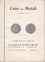 J. Schulman Veilingcatalogus Coins and Medals 228 Februari, Ophalen of Verzenden, Gelezen, Catalogus