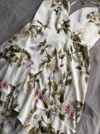 Nalina Zomerjurk Wit Bloemen Maat S, Kleding | Dames, Jurken, Ophalen, Wit, Zo goed als nieuw, Maat 36 (S)