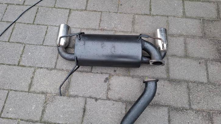 Toyosports 350z uitlaatsysteem middendemper & einddemper, Auto-onderdelen, Uitlaatsystemen, Nissan, Ophalen of Verzenden