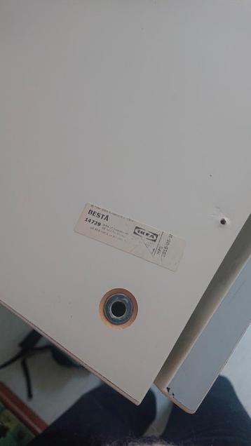 Gratis! Ikea besta wit kastje, wandkastje - afbeelding 3