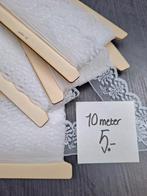 1 kaart met 10 meter wit tule kant, Hobby en Vrije tijd, Ophalen of Verzenden, Nieuw, Kant