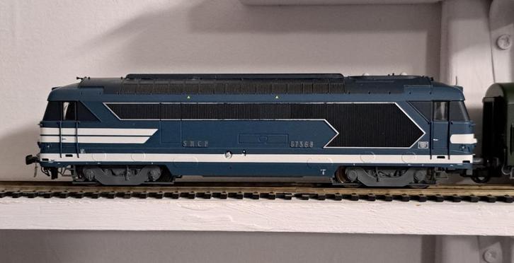 Jouef HJ2219 - SNCF Dieselloc BB 67368. In nieuwstaat + OVP., Hobby en Vrije tijd, Modeltreinen | H0, Zo goed als nieuw, Locomotief
