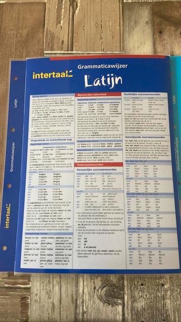 Grammaticwijzer en werkwoordenwijzer Latinn beschikbaar voor biedingen