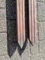 Bankirai palen ~ 17 stuks ~ met groef ~ 245 cm, Hardhout, Palen, Ophalen, 180 tot 250 cm