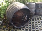Antiek groot 575ltr wijnvat (houffalize (B)), Tuin en Terras, 150 liter of meer, Ophalen, Gebruikt, Hout