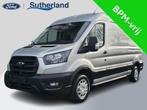 Ford Transit 310 2.0 TDCI L3H2 Trend 170pk! | Airco | Cruise, Auto's, Bestelauto's, Voorwielaandrijving, Stof, Euro 6, 4 cilinders