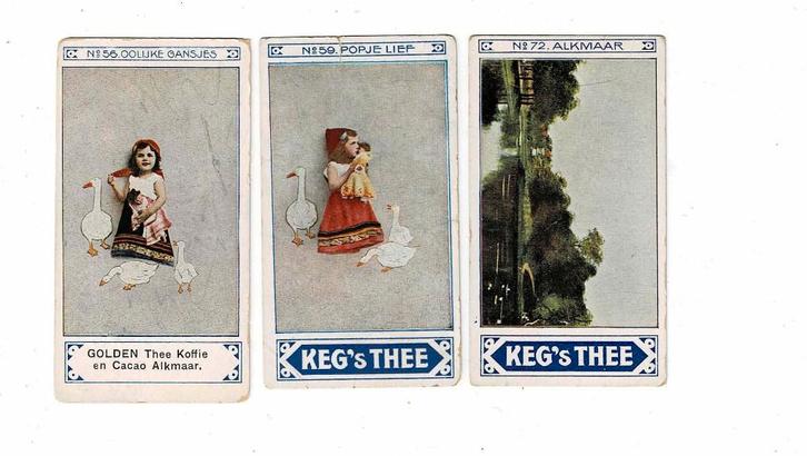 Keg's theeplaatjes, Verzamelen, Merken en Reclamevoorwerpen, Zo goed als nieuw, Overige typen, Verzenden