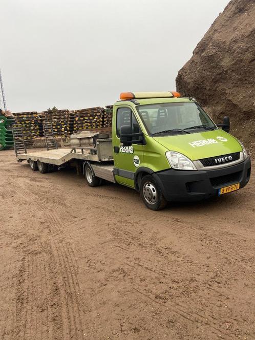 Iveco Daily 35C14/T Euro V HD EEV 2011 B/E incl Dieplader, Auto's, Bestelauto's, Bedrijf, Iveco, Diesel, Handgeschakeld, Origineel Nederlands