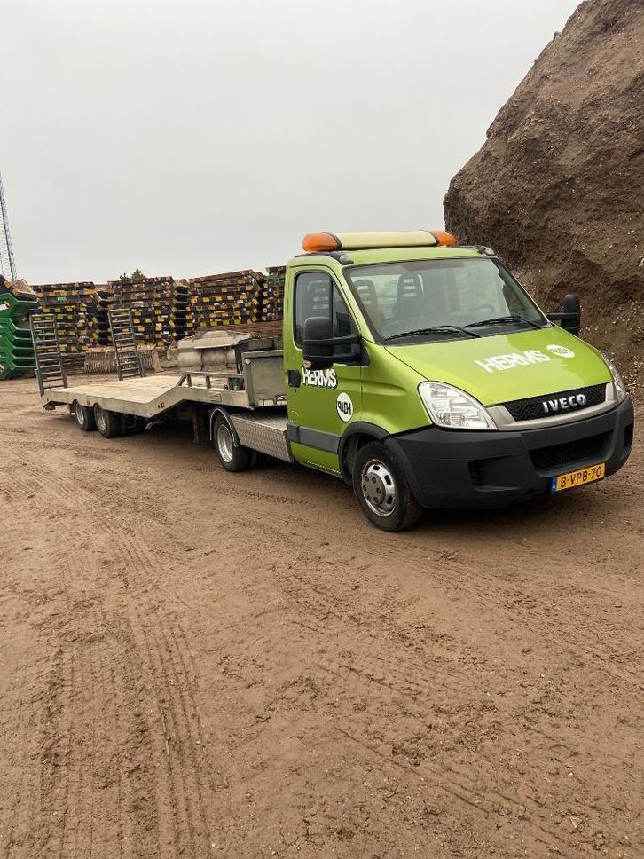 Iveco Daily 35C14/T Euro V HD EEV 2011 B/E incl Dieplader, Auto's, Bestelauto's, Bedrijf, Iveco, Diesel, Handgeschakeld, Origineel Nederlands