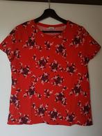 Rood t-shirt met bloemenprint. Maat M. Nieuw!, Kleding | Dames, Maat 38/40 (M), Nieuw, Ophalen of Verzenden, Rood