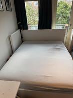 BRIMNES bed met opberglades - IKEA, Huis en Inrichting, Slaapkamer | Bedden, Ophalen, Gebruikt, Wit, Tweepersoons