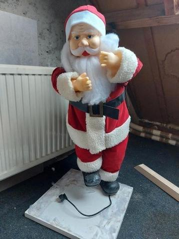 Grote beweegbare kerstman jaren 70 /80  beschikbaar voor biedingen