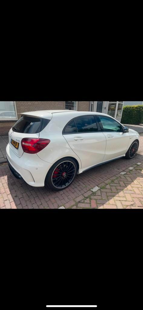 Mercedes-Benz A-Klasse A 45 AMG 4MATIC  2015 Facelift Wit, Auto's, Mercedes-Benz, Bedrijf, A-Klasse, Benzine, F, Hatchback, Automaat