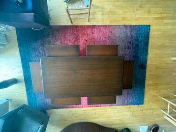 Momo Panorama Black Red 200x300 vloerkleed beschikbaar voor biedingen
