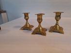 Messing kandelaars, Antiek en Kunst, Antiek | Koper en Brons, Ophalen of Verzenden, Koper
