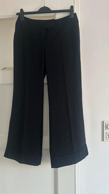Zwarte wijde pijpen broek - Maat 38 - Dyanne beschikbaar voor biedingen
