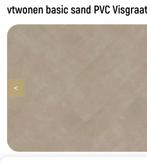 VT Wonen Pvc visgraat plak vloer kleur SAND, Huis en Inrichting, Stoffering | Vloerbedekking, Ophalen, Beige, Overige typen, Nieuw