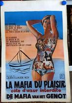 Filmposter La mafia du plaisir / De mafia van het genot, Gebruikt, Ophalen of Verzenden, A1 t/m A3, Film en Tv
