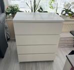 Ikea Malm kast 4 lade wit zo goed als Nieuw 80x100cm, Ophalen, 50 tot 100 cm, Zo goed als nieuw, 3 of 4 laden