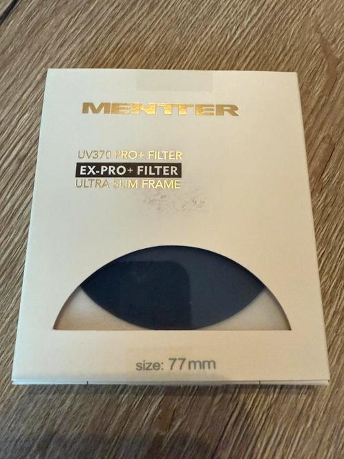 Mentter 77mm UV370 EX-PRO+ ULTRA SLIM UV Filter, Audio, Tv en Foto, Fotografie | Filters, Zo goed als nieuw, UV-filter, 70 tot 80 mm