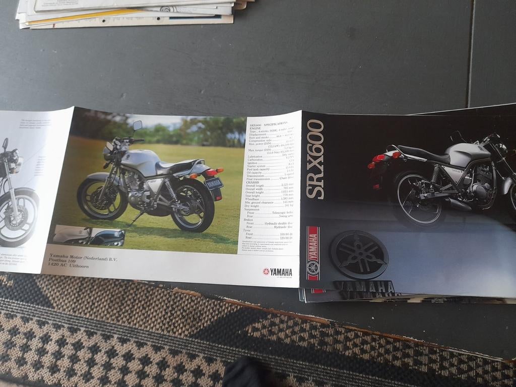 Yamaha SRX 600, Motoren, Ophalen, Yamaha