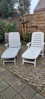 Twee kunststof ligbedden, Ophalen, Gebruikt, Kunststof, Verstelbaar