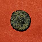 Mooie oude Romeinse munt AE4 keizer Arcadius, Ophalen of Verzenden, Overige landen, Losse munt