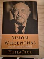 Simon Wiesenthal - Op zoek naar gerechtigheid, Ophalen of Verzenden, Zo goed als nieuw, Hella Pick, Politiek