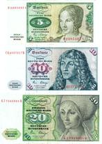 Duitsland 5, 10 en 20 mark 1980 - VF, Verzenden, Duitsland, Setje