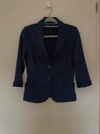 Super blazer v.Comma,mt38,d.blauw,echt Chic! en Kwaliteit!!, Maat 38/40 (M), Blauw, Zo goed als nieuw, Jasje