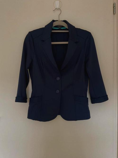 Super blazer v.Comma,mt38,d.blauw,echt Chic! en Kwaliteit!!, Kleding | Dames, Jasjes, Kostuums en Pakken, Zo goed als nieuw, Jasje