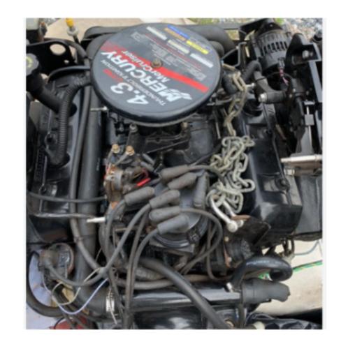 Mercruiser V6 4.3L Vortec plug and play complete good engine, Watersport en Boten, Buiten- en Binnenboordmotoren, Zo goed als nieuw