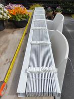 Jaloezieën wit PVC 50mm (196x175), 150 tot 200 cm, 150 tot 200 cm, Wit, Zo goed als nieuw