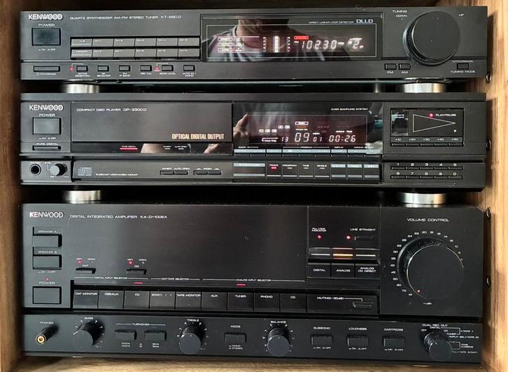 Zeer nette Kenwood set!! Lees!!, Audio, Tv en Foto, Stereo-sets, Gebruikt, Overige merken, Losse componenten, Ophalen