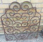 smeedijzeren sierrooster, Ophalen