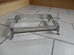 verzilverde houder voor braadpan rechthoekig, Antiek en Kunst, Ophalen of Verzenden, Zilver