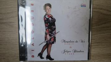 Cd fluit en piano: Dialogues, Marjolein de Wit, Jelger Blank beschikbaar voor biedingen