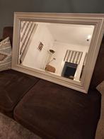 Landelijke spiegel, taupe, Huis en Inrichting, Woonaccessoires | Spiegels, Ophalen, Zo goed als nieuw, 100 tot 125 cm, Minder dan 100 cm