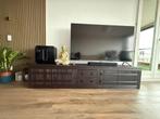 Beautiful Brown TV console table with storage 220cm, Huis en Inrichting, Ophalen, Minder dan 50 cm, 200 cm of meer, Zo goed als nieuw
