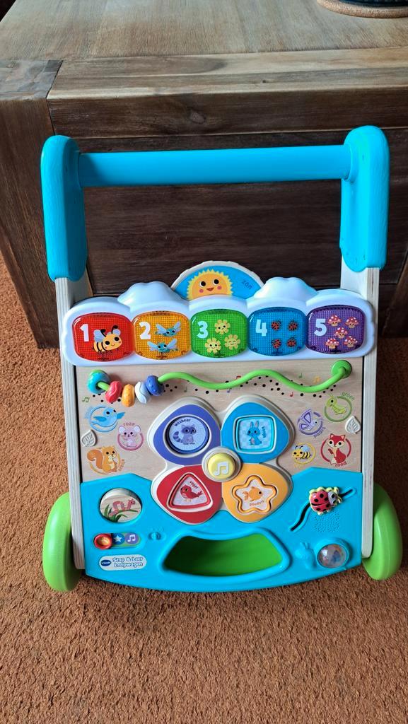 VTech Stap en Leer Loopwagen, Kinderen en Baby's, Speelgoed | Babyspeelgoed, Gebruikt, Overige typen, Met licht, Met geluid, Met wieltjes