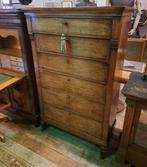 Originele antieke ladekast of chiffonnière 158 x 98 x 45 cm, Ophalen