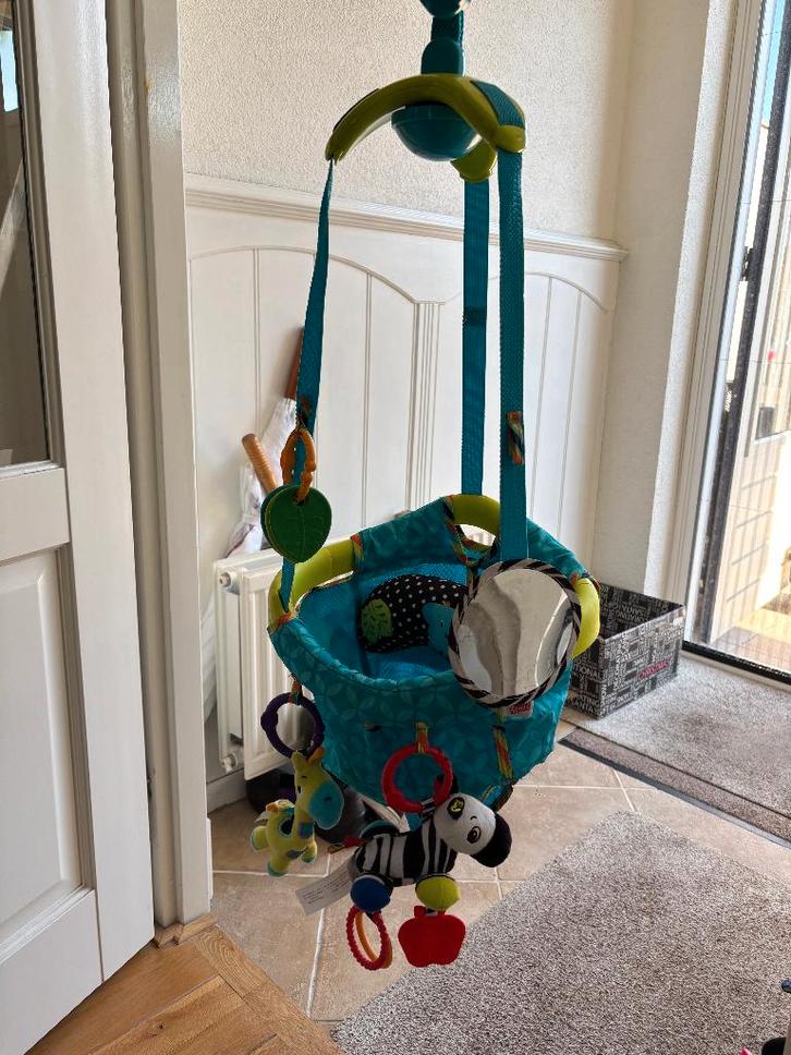 Bright Starts Deurspringer, Kinderen en Baby's, Speelgoed | Speelkleden, Zo goed als nieuw, Ophalen