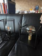 Industriële/Hotelchic Plafondlamp, Ophalen of Verzenden, Glas, Minder dan 50 cm, Industrieel, Hotelchic