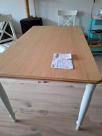 Houten eettafel + 4 stoelen, Huis en Inrichting, Tafels | Eettafels, Ophalen, 100 tot 150 cm, 50 tot 100 cm, Zo goed als nieuw