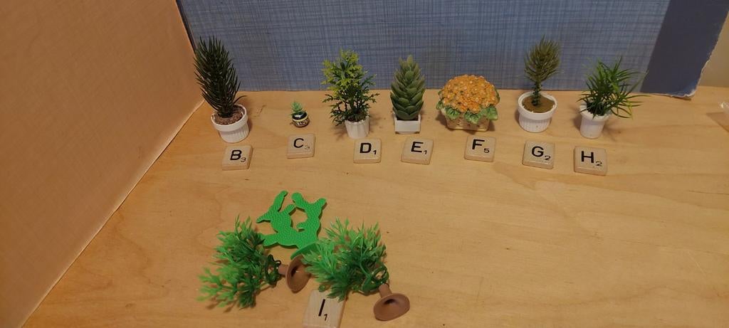 Plantjes per stuk voor poppenhuis, Ophalen of Verzenden, Nieuw, Poppenhuis