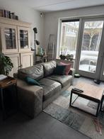 GRATIS! 2,5 zits (buffel) leren bankstel, Huis en Inrichting, Ophalen, Gebruikt, Leer