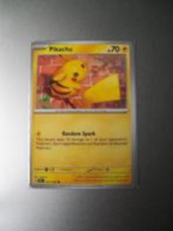 4516: Nieuwe Pokemonkaart PIKACHU HP 70 (051/162) beschikbaar voor biedingen