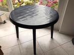 Tafel rond voor tuin of camping, Ophalen, Zo goed als nieuw, Rond, Kunststof
